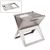 Гриль вугільний Bo-Camp Notebook/Fire Basket Compact Silver DAS301445 фото