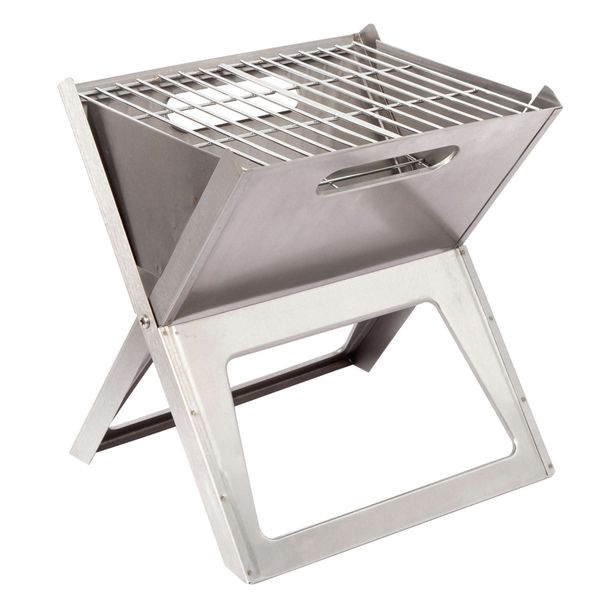 Гриль вугільний Bo-Camp Notebook/Fire Basket Compact Silver DAS301445 фото