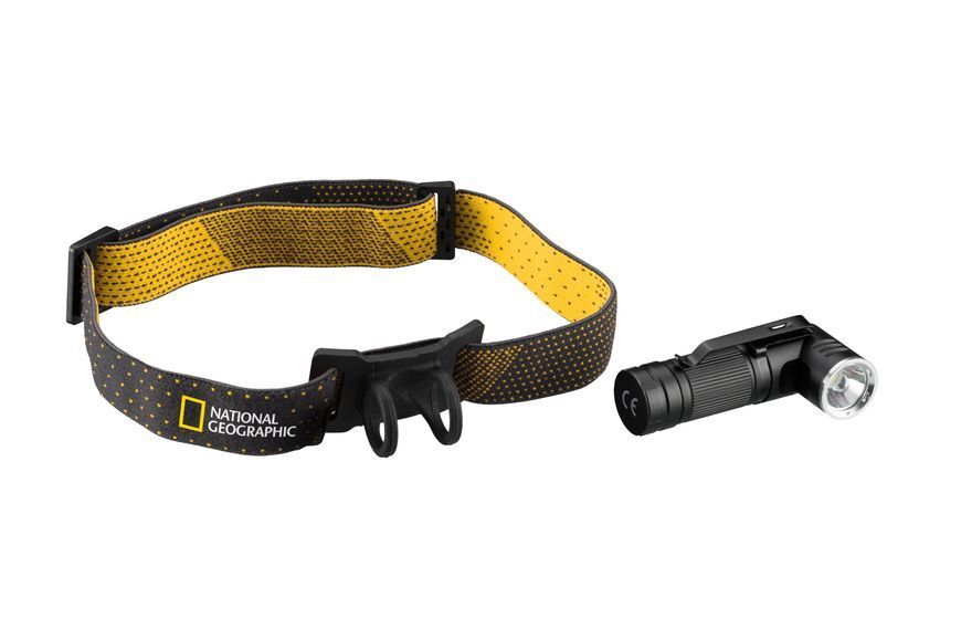 Ліхтар National Geographic ILUMINOS LED 450 Lm USB Rechargeable з налобним кріпленням 9082500 фото