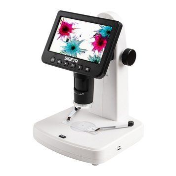 Цифровий мікроскоп SIGETA Numeric 10x-300x 5.0 MP 5" LCD 65509 фото