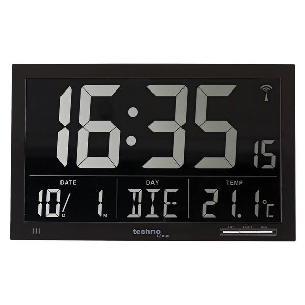 Годинник настінний Technoline WS8007 Black DAS301207 фото