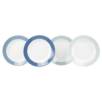 Набір тарілок Gimex Deep Plate Colour 4 Pieces 4 Person Sky 6910101 фото