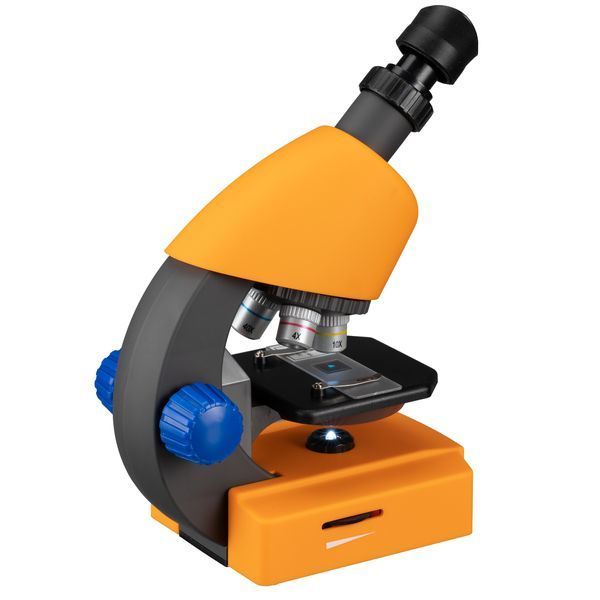 Мікроскоп Bresser Junior 40x-640x Orange з кейсом та набором для дослідів 8851310 фото