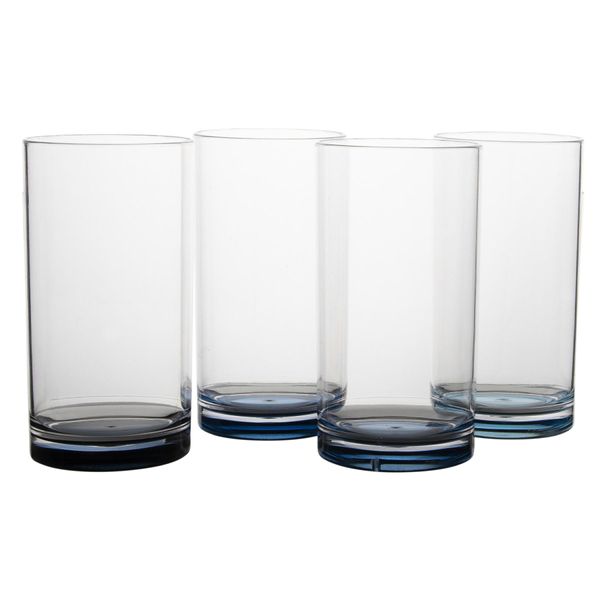 Набір склянок Gimex Longdrink Glass Colour 4 Pieces 4 Person Sky 6910186 фото