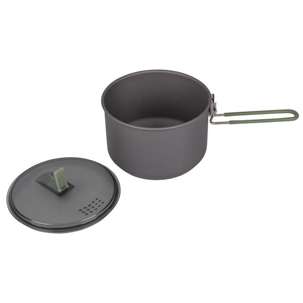 Каструля Bo-Camp Explorer Hard Anodized 1L Grey/Green 2200236 фото