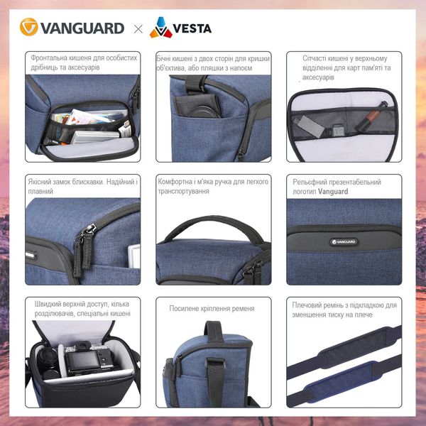 Сумка Vanguard Vesta Aspire 15 Gray DAS301102 фото