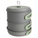 Набір посуду Bo-Camp Explorer XL 4 Pieces Hard Anodized Grey/Green 2200249 фото 13