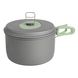 Набір посуду Bo-Camp Explorer XL 4 Pieces Hard Anodized Grey/Green 2200249 фото 2