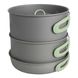 Набір посуду Bo-Camp Explorer XL 4 Pieces Hard Anodized Grey/Green 2200249 фото 10