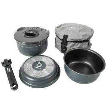 Набір посуду Bo-Camp Trekking 5 Pieces Anthracite 2300351 фото