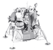 Металевий 3D конструктор Metal Earth NASA "Apollo Lunar Module" | Місячний модуль корабля "Аполлон" MMS078 фото 6