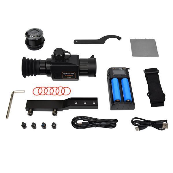 Тепловізійний монокуляр KONUS FIERY CLIP-ON 2.1x-16.8x 7956 фото
