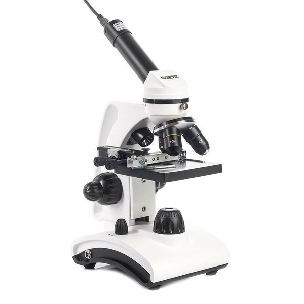 Мікроскоп SIGETA BIONIC DIGITAL 40x-640x з камерою 2 Мп та набором для дослідів 65277 фото