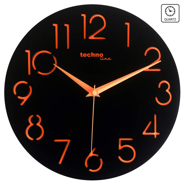 Годинник настінний Technoline WT7230 Black DAS301309 фото