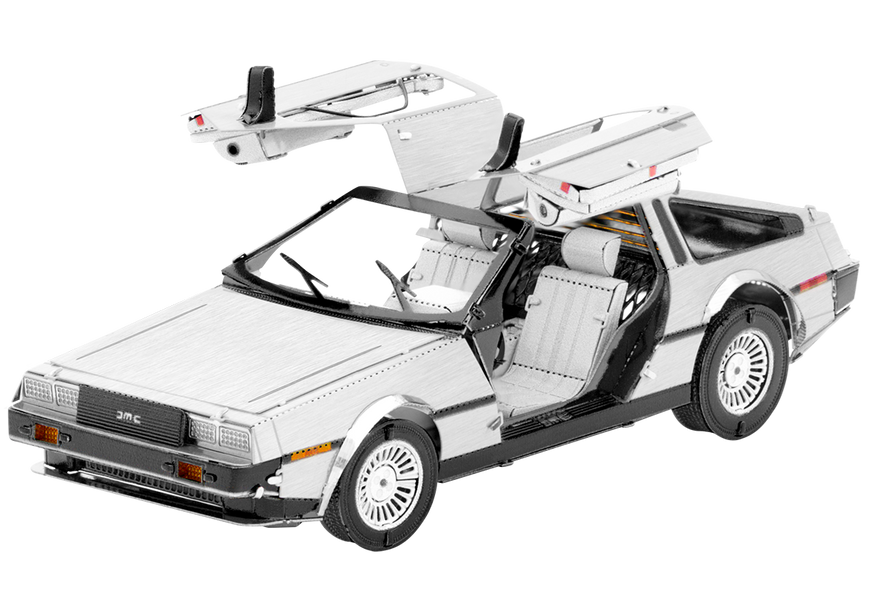 Металевий 3D конструктор Metal Earth "DeLorean" | Машина часу DeLorean з фільму "Назад у майбутнє" MMS181 фото