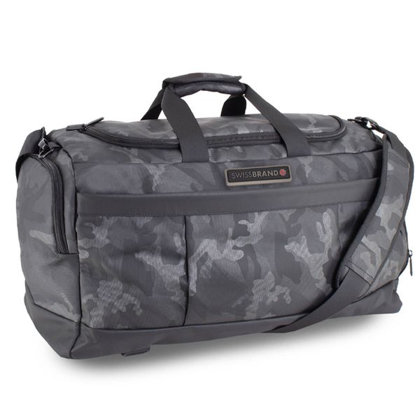 Сумка дорожня Swissbrand Boxter Duffle Bag 46 Dark Camo DAS301861 фото