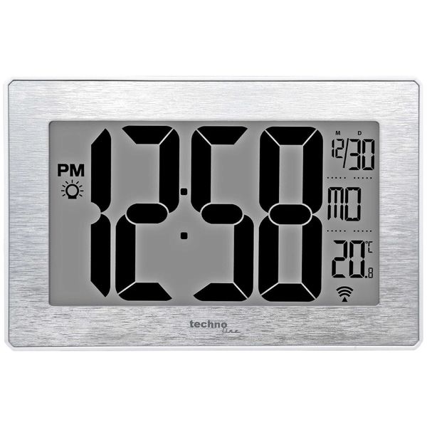 Годинник настінний Technoline WS8019 Silver DAS301306 фото