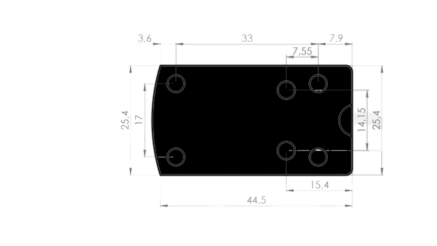 Коліматорний приціл KONUS FISSION 3.0 MICRO RED DOT 7205 фото