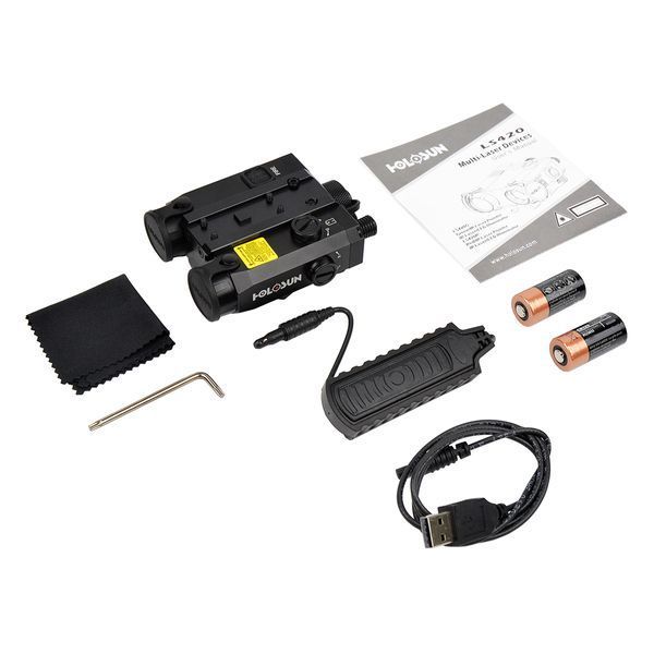 Тактичний блок HOLOSUN LS420-RD Red & IR / White & IR illuminator (LS420R) 747056 фото