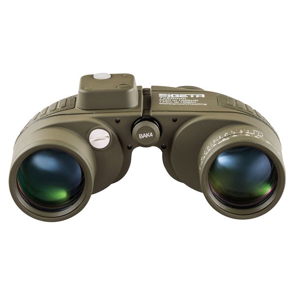 Бінокль SIGETA Admiral 7x50 WP Military floating/compass/reticle 65810 фото