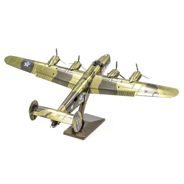 Металевий 3D конструктор Metal Earth "B-24 Liberator" | Американський важкий бомбардувальник "Визволитель" MMS179 фото