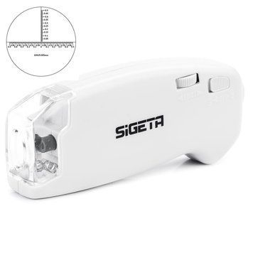 Мікроскоп SIGETA MicroGlass 150x R/T зі шкалою 65140 фото