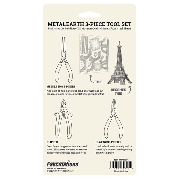 Набір інструментів Metal Earth 3-Piece Tool Set MMT001 фото