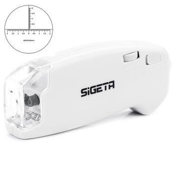 Мікроскоп SIGETA MicroGlass 40x R/T зі шкалою 65136 фото