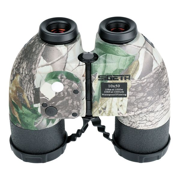 Бінокль SIGETA General 10x50 WP Camo floating/compass/reticle 65860 фото