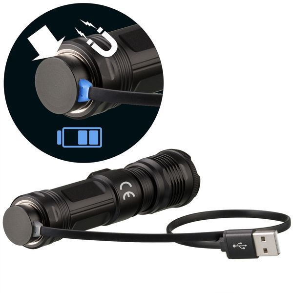 Ліхтар National Geographic ILUMINOS LED Zoom 1000 Lm USB Rechargeable 9082400 фото