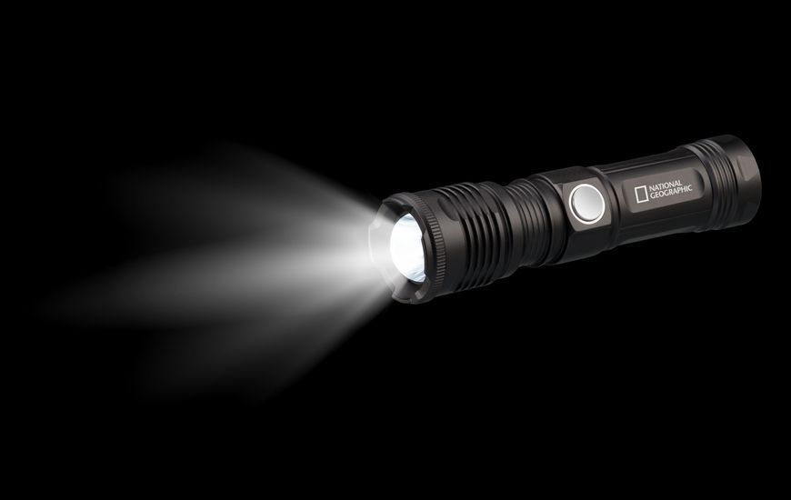 Ліхтар National Geographic ILUMINOS LED Zoom 1000 Lm USB Rechargeable 9082400 фото