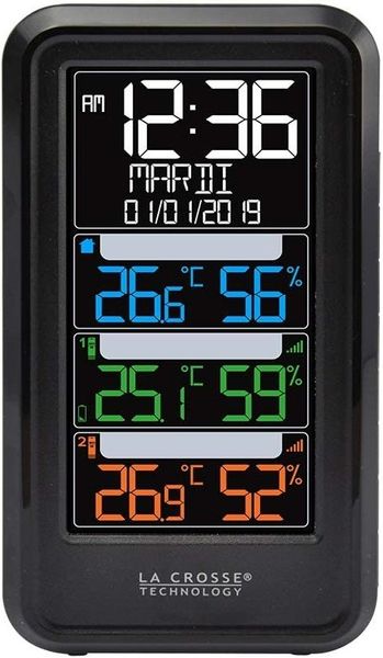 Метеостанція La Crosse WS6813 з 2 датчиками WS6813-BLA фото
