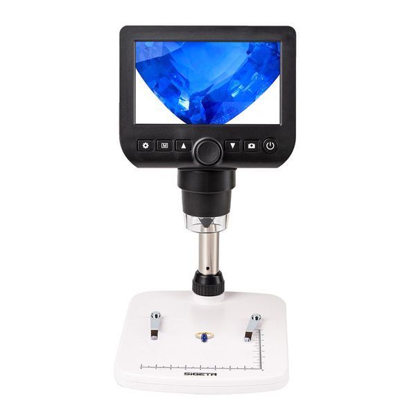 Цифровий мікроскоп SIGETA Fair 10x-800x 4.3" LCD 65511 фото