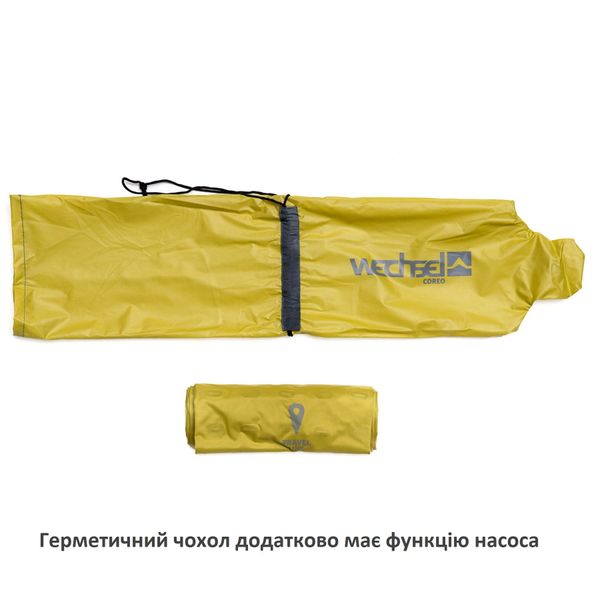 Килимок надувний Wechsel Coreo Double-Tube TL Lemon/Grey 233122 фото