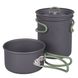 Набір посуду Bo-Camp Explorer 2 Pieces Hard Anodized Anthracite/Green 2200240 фото 9