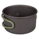 Набір посуду Bo-Camp Explorer 2 Pieces Hard Anodized Anthracite/Green 2200240 фото 6